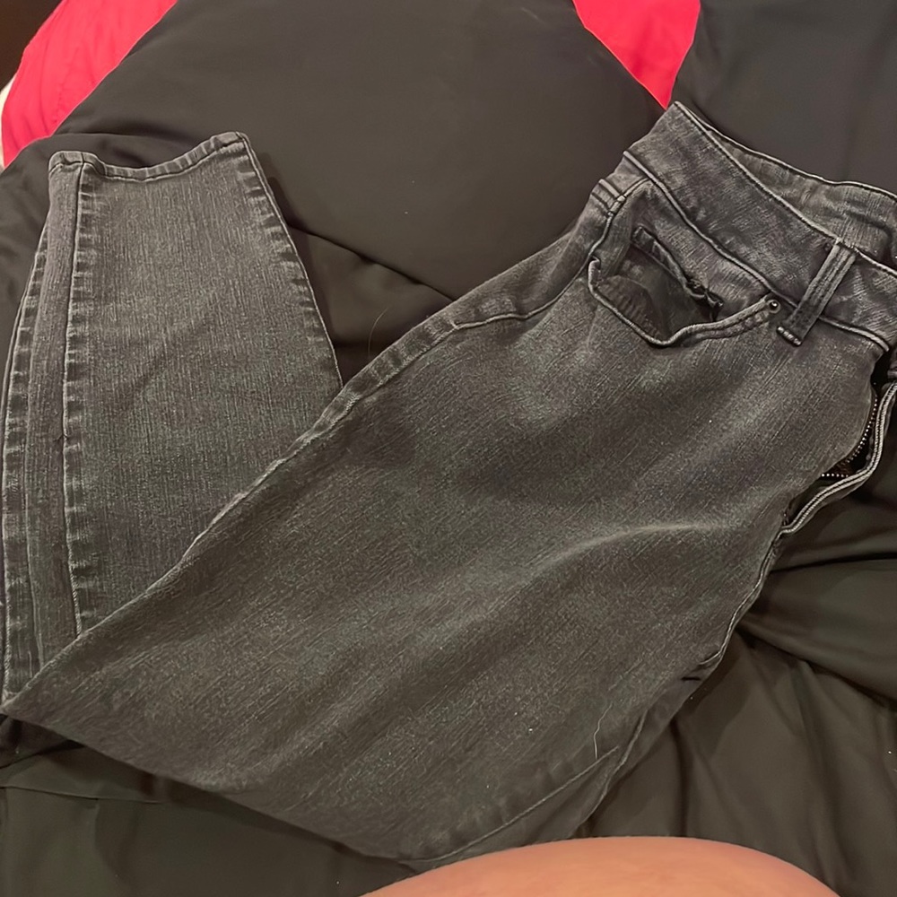 high rise jeans
